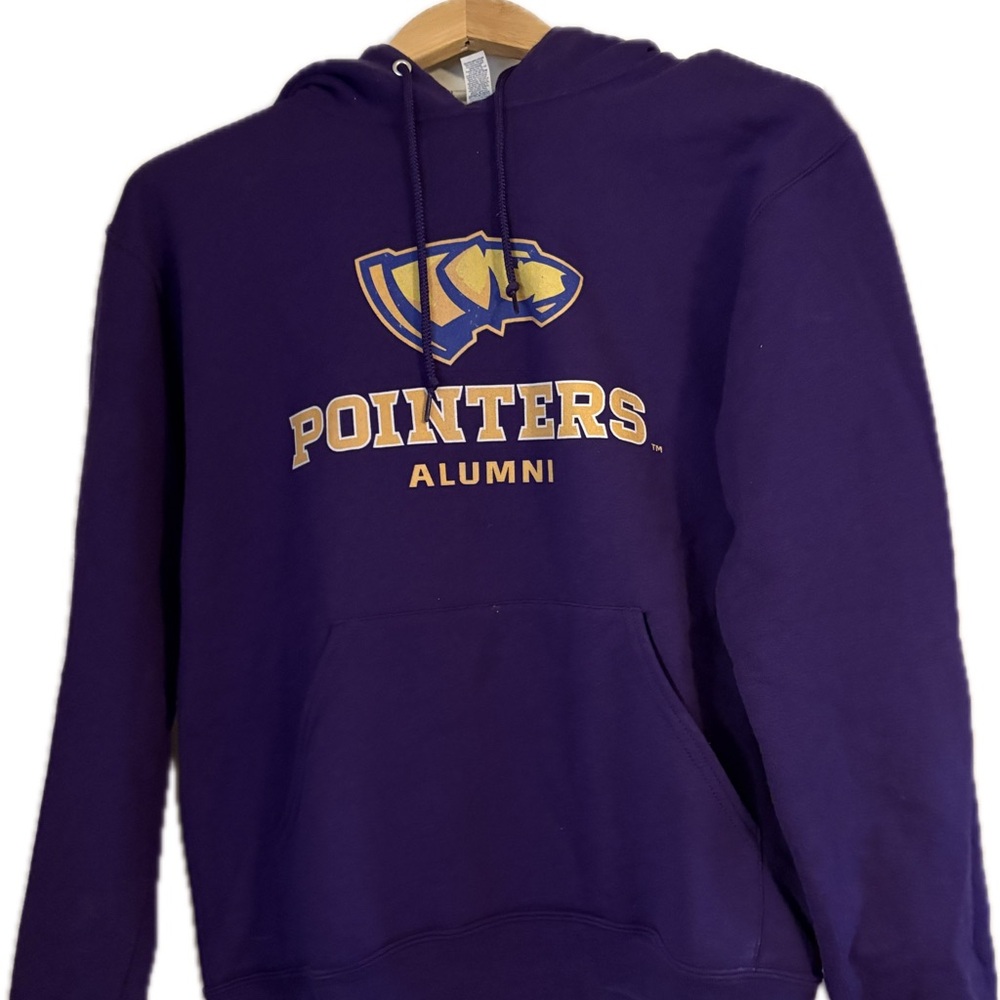 UWSP Pointers Alumni Jerzees Purple Hoodie